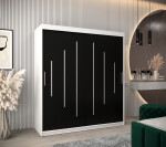 Šatní skříň Abi Y0 Barva korpusu: Dub artisan, Rozměry: 120 cm, Dveře: Černá