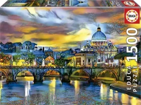 EDUCA Puzzle Bazilika Sv.Petra a Andělský most