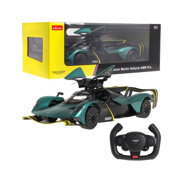 Mamido Autíčko na dálkové ovládání R/C Aston Martin Valkyrie AMR Pro 1:14 tmavě zelené