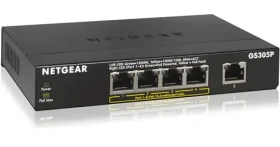 Netgear GS305PP / Switch / 5x Gigabit / 5x PoE+ / neřízený (GS305PP-300EUS)