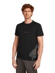 Pánské merino tričko s krátkým rukávem ICEBREAKER Mens 150 Tech Lite SS Tee 30th Anniversary, Black velikost: XL