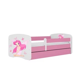 Dětská postel Babydreams+SZ+M růžová 70x140 Víla 1