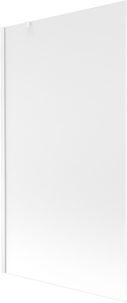 MEXEN/S - Next vanová zástěna FIX 100 x 150, mražené sklo, bílá 895-100-000-00-30-20