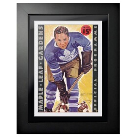 Mustang Obraz v rámu Toronto Maple Leafs NHL Memorabilia Maple Leaf Gardens Giant Player Program Cover