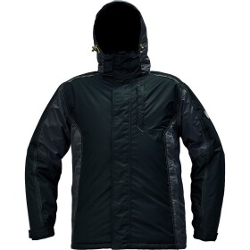 Bunda DAYBORO zimní parka s odepínací kapucí pánská černá 2XL černá