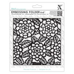 DOCRAFTS Xcut embosovací kapsa - chryzantémy 15 x 15 cm