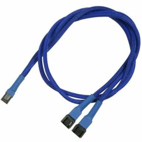 Nanoxia prodlužovací Y kabel 3-pin Molex 60cm modrá / 9-2-003 (NX3PY60B)