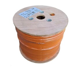 UTP kabel LEXI-Net Cat5E, drát, LS0H (B2ca s1a,d0,a1), oranžový, 500m, cívka EDF_10102797