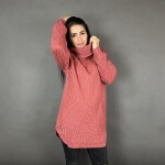 HOSH Pletený jednobarevný rolák CLAIRE Barva: Světle modrá