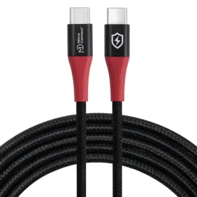 MicroConnect Safe Charge USB-C - USB-C černá / Datový a nabíjecí kabel / 1,5 m (MC-CUSBC-SC)