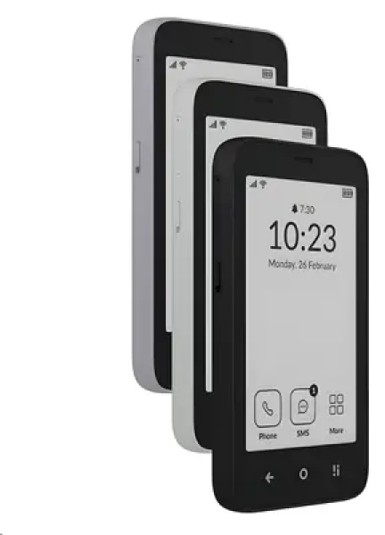Rozbaleno - Mudita Kompakt šedá / Mobilní telefon / 4,3" E-Ink / 4G LTE / 3 GB / 32 GB / MuditaOS / rozbaleno (Kompakt PG.rozbaleno)