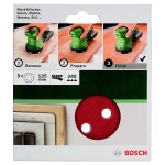 Bosch Accessories 2609256A27 brusné papíry pro excentrické brusky na suchý zip, s otvory Zrnitost 240 (Ø) 125 mm 5 ks
