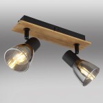 Svítidlo 54307-2W hnědé dřevo LS2