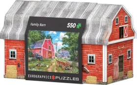 EUROGRAPHICS Puzzle v plechové krabičce Rodinný statek