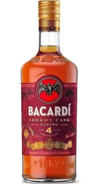 Bacardi Cuatro Sherry Cask / Rum / Cask Finish / 40 % obj. / 1 l (7610113009987)