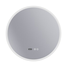 Erga Deam, kulaté LED zrcadlo 70cm, 3 barvy světla, přední osvětlení, vyhřívací podložka proti zapaření, ERG-V01-Deam-7070-CL ERG-V01-DEAM-7070-CL