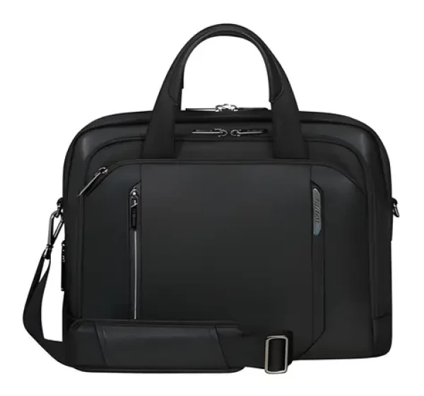 Samsonite SPECTROLITE 4.0 Briefcase 15.6" SLIM černá / Brašna na notebook / recyklovaný PET / voděodolná (158112-1041)