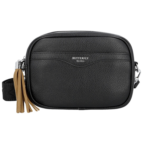 Stylová dámská koženková crossbody kabelka Erina, černá