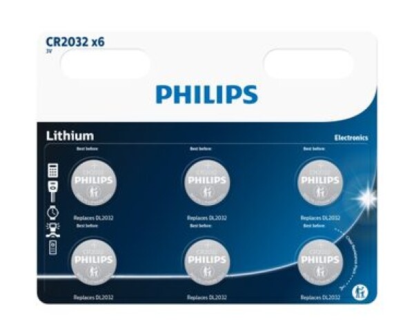 Philips CR2032 6ks CR2032P6/01B