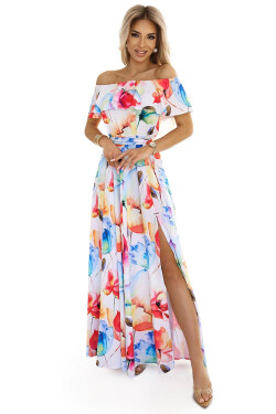 Dámské šaty 194-5 - NUMOCO vícebarevná M