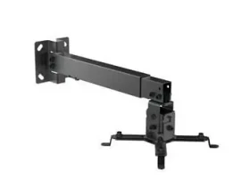 Equip Držák projektoru stropní/nástěnní černá / Držák projektoru / nosnost 20 kg / náklon -15° až 15° / ocel (650702)
