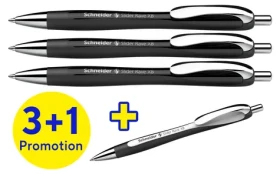 Schneider Slider Rave XB / Kuličkové pero / Extraširoký hrot / Modrá náplň / 4 ks (50-132584)