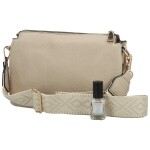Stylová dámská koženková crossbody kabelka Ebbas, béžová