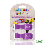 Kočárkový kolíček, 2ks, fialová