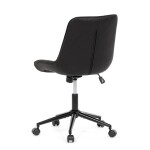 Pracovní židle, výškově nastavitelná, černá látka, KA-V3120 BK3