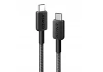 Anker 322 kabel černý / USB-C - USB-C / 0.9m / 40W (A81F5G11)