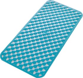 Gedy - GEO podložka do vany 36x71cm s protiskluzem, kaučuk, modrá 97367111