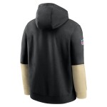 Nike Pánská mikina New Orleans Saints NFL 2024 Sideline Club Hoodie Velikost: M