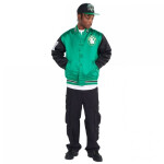 Mitchell & Ness NBA Boston Celtics Primetime Heavyweight Satin Jacket Vintage Logo Celtics M JK8453-BCEKYGN pánské L