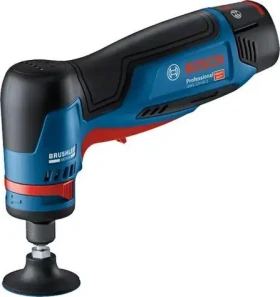 Bosch GWG 12V-50 S Professional modrá/černá / Aku přímá bruska / 12V / solo bez baterie / L-BOXX (06013A7001)