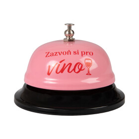 Recepční zvonek s textem - Zazvoň pro víno - Albi