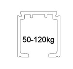 Terno scorrevolli Horní vodící kolejnice Art.1280 :: délka 3m (DT304)