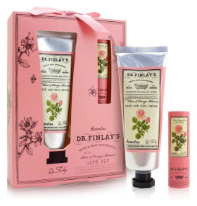 Sada péče o tělo DR. FINLAY´S v dárkové krabičce Růže a neroli 60ml + 3,5g