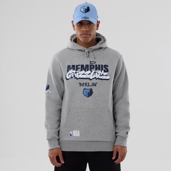 New Era Pánská mikina Memphis Grizzlies NBA 2026 Berlin Game Hoodie Velikost: M