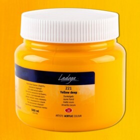 Nevskaya Palitra Ladoga 2223221 Akrylová barva 220 ml, žlutá tmavá 221