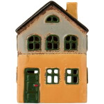 Ib Laursen Keramický svícen Nyhavn Green Windows, žlutá barva, keramika