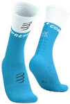 Kompresní ponožky Compressport Mid Compression Socks V2.0 - Norse Blue/White Velikost: EU 35-38