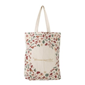 Bloomingville Plátěná vánoční taška Yule, multi barva, textil