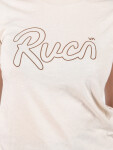 RVCA SLACKER OATMEAL dámské tričko krátkým rukávem