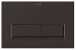 KLUDI - Unifix Ovládání splachování, kartáčovaný černý chrom 32PP01N2