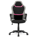 Herní židle, houpací mechanismus, růžová látka, KA-L611 PINK