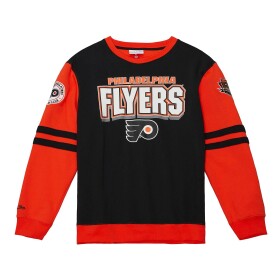 Mitchell & Ness Pánská mikina Philadelphia Flyers NHL All Over Crew Fleece Velikost: S