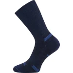 VOXX Ponožky dvouvrstvé s jemným lemem WANAK z merino vlny TMAVĚ MODRÉ 35-38 125257