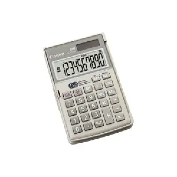 Canon LS-10 TEG / Finanční kalkulačka / 10místná / Kapesní / Šedá (80-LS10TEG)