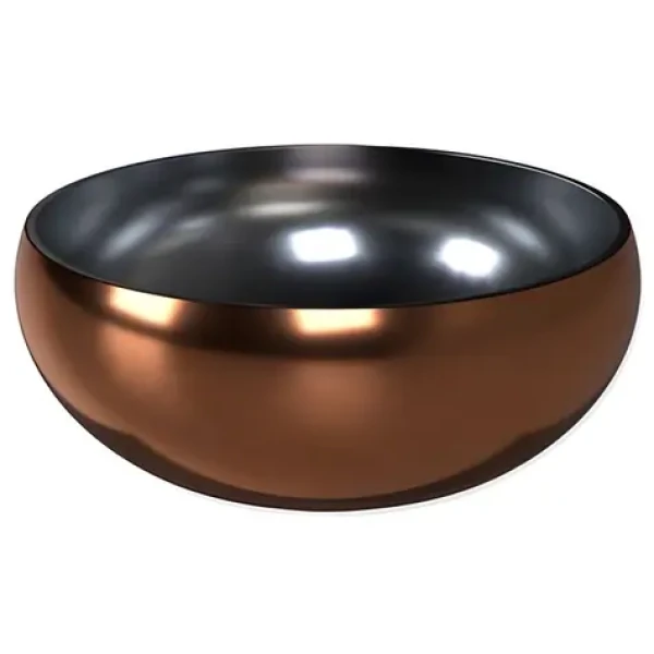 Dog Fantasy Miska s dvojitou stěnou rosegold / Miska / Nerezová / 18 cm / 1200 ml (454-855237)