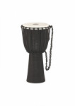 Meinl HDJ3-L Rope Tuned Headliner Wood Djembe 12”- Black River